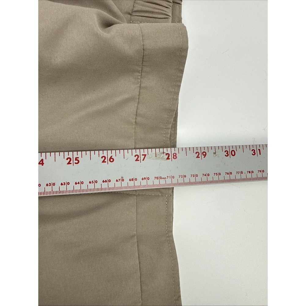 Perry Ellis Portfolio Tan Microfiber Jacket Full Zip Mesh Lined Mens Large - Picture 9 of 9
